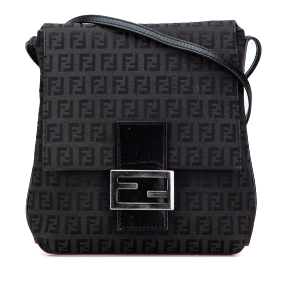 Pre-Loved Fendi Zucchino Canvas Crossbody - Picture 1 of 10